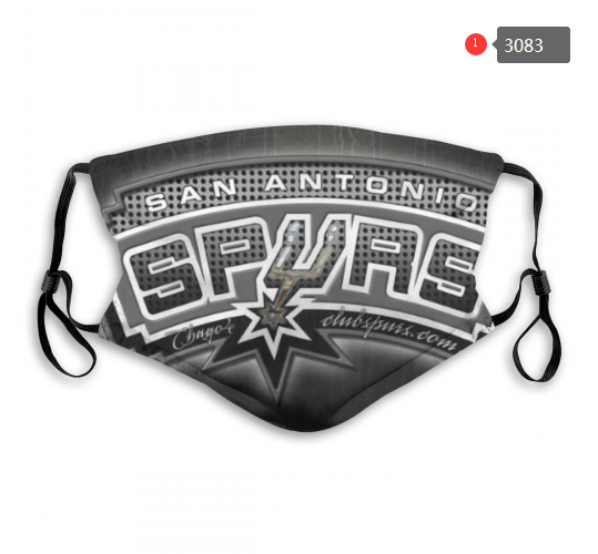 NBA San Antonio Spurs #5 Dust mask with filter->nba dust mask->Sports Accessory